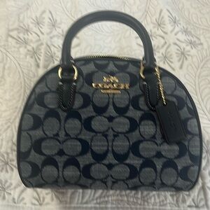 Coach denim look purse